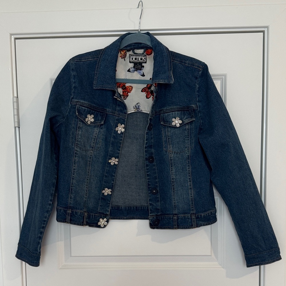 Chic Blue Denim Jean Jacket